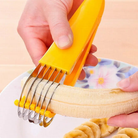 Practical New Stainless Steel Household Kitchen Tools Gadgets for Home Use Banana Slicer Carrot Sausage Slicer Fruit Vegetable
