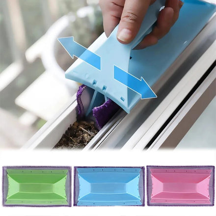 Window Door Track Cleaning Tool Door Hand-held Crevice Cleaner Window Cleaning Brush