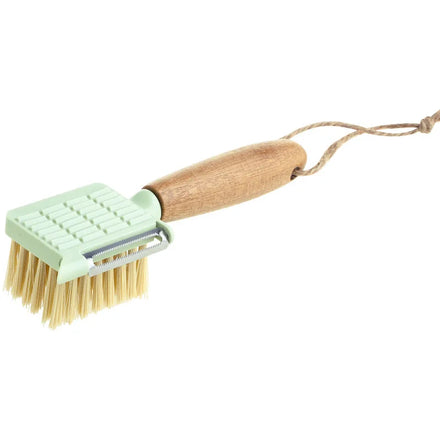 Multifunctional Fruit Scrubber Brush Potato Scrub Vegetable Scrubber Brush Fruit and Vegetable Brush with Peeler