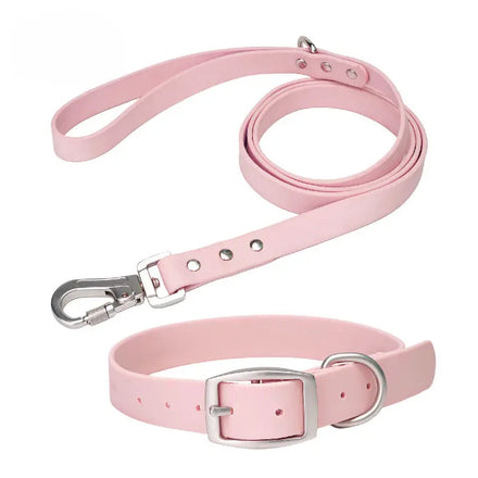 ZYZPET OEM Custom Adjustable Solid Polyester Nylon Personalized Fur Waterproof Durable PVC Hands Free Dog Leash Customized Color