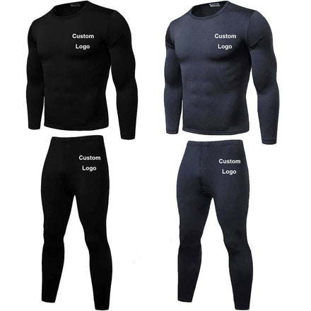Mens 100% Cotton Thermal Top Bottom Long Johns Set Ultra-Soft Fleece Lined Breathable Sleeve Pajamas Winter Underwear 2 Sets