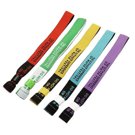 Heat Transfer Printing Disposable Wrist Band Concert Event Ticket Bracelet Ribbon Bracelet Wholesale Exhibition Bracelet