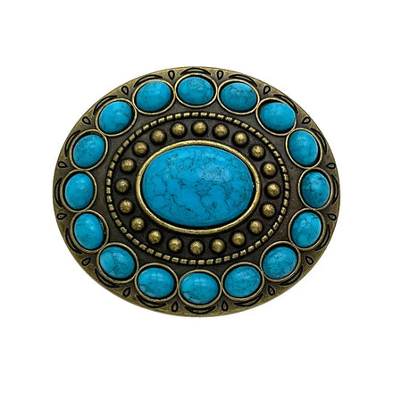 2024 Brand Fashion Silver Hot Selling Item Antique Zinc Alloy Western Cowboy Belt Buckle Belt Buckle for Men