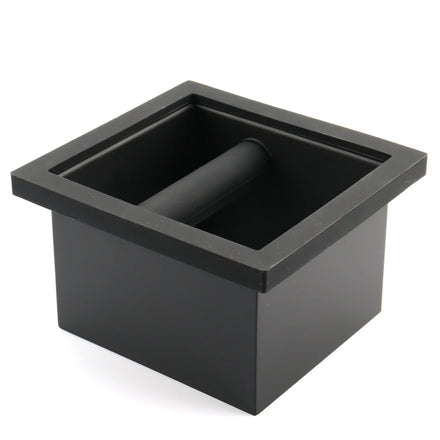 Barista Tools Stainless Steel Black Espresso Knock Box Coffee Accessories Bottomless Coffee Knock Box