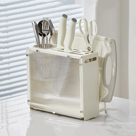 Multifunction Kitchen Knives Holder Knife Stand Fork Chopsticks Shelf Storage Kitchen Organizers Creative Utensil Holder