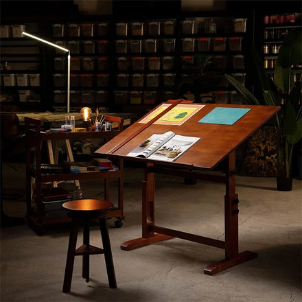 MEEDEN Beech Wood Art Table Drawing for School Art Studio Office