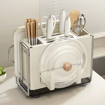 Multifunctional Magnetic Kitchen Magnetic Knife Holder Stand Rack Spoon Utensils Gadgets Stand Storage Organizer Holders
