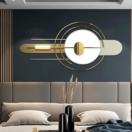 115X55 Wholesale Dropshipping Products 2024 3d Design Wall Hanging Decoration Metal Art Iron Home Decor Living Room High Gloss