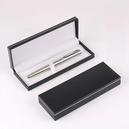 2026 Launched Luxury Design Colorful Red Blue White Silver Custom Business Executive Office Metal Gift Roller Pen Set with Box