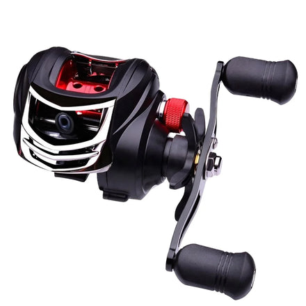 Topline Baitcasting Reel 7.2:1 Metal Spool Bait Casting Fishing Reel With Magnetic Brake Drag Fishing Wheel