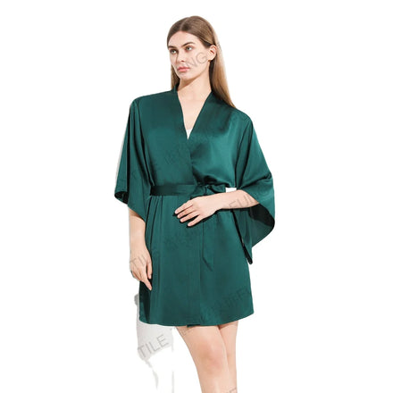 FUNG 6055 Wholesale Polyester Robes Luxe Sleep Loungewear Silky Touch Women Robes