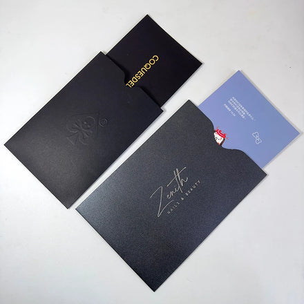 Custom Printed Hotel Room Keycard and Gift Card Wallet Envelope Credit Card Holder Paper Envelopes