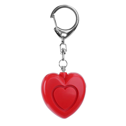 2026 New Safety Device Safe Sound 130dB Mini Heart Personal Alarm With led torch