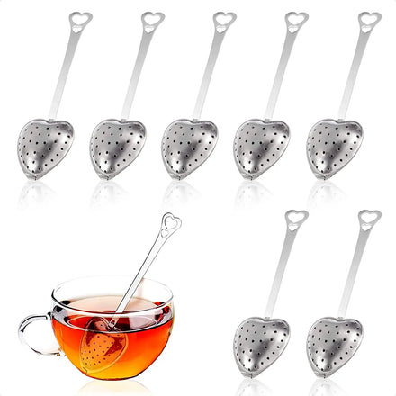 Portable Stainless Steel Tea Infuser Spoon Eco-Friendly Fine Mesh Strainer Ball Shape Tea Filter Steeper Loose Tea Home Utensils
