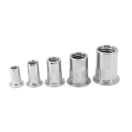 M3 M4 M5 M6 M8 M10 Stainless Steel 304 Countersunk Head Knurled Rivnut