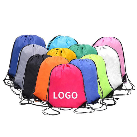 Promotion Gift Custom Logo Printed Recycled Nylon Polyester Drawstring Backpack Cotton Eco Friendly Shopping Bag Drawstring Bag