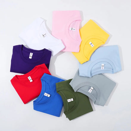 Wholesale Oversized T-Shirt Quality Unisex Blank Sublimation 180G Basic Cotton Custom Street T Shirt