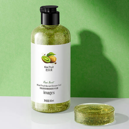 Wholesale IMAGES Fresh Fruit Fragrance Smoothing Body Wash Deep Cleaning Body Exfoliating Scrub Shower Gel