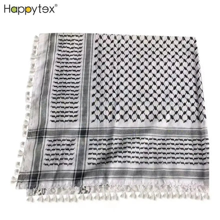 Whosale Hot Sale Unisex Palestinian Kufiya Flag Scarves square Arafat Hatta Shemagh Keffiyeh Arabic Scarf for Daily Home Outdoor