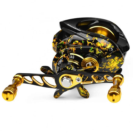 Baitcasting Fishing Reel 8Kg Max Drag Power High Speed 7.2:1 Baitcasting Wheel Saltwater Freshwater Fishing Reel