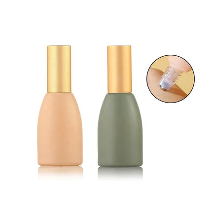 12ML Pink Glass Roller Bottle with Gold Lid Premium Quality for Various Products Practical and Beautiful Design