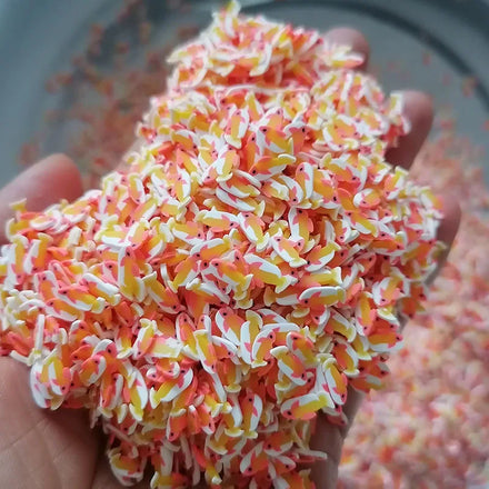 1kg DIY Craft Slime Sprinkles Goldfish 5mm Small Fish Polymer Clay Sprinkles Slices