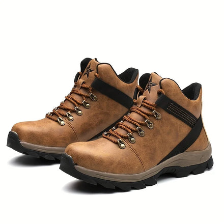 Diansen 915 Safety Shoes Indestructible Steel Toe Unisex Summer Autumn Spring Microfiber Leather