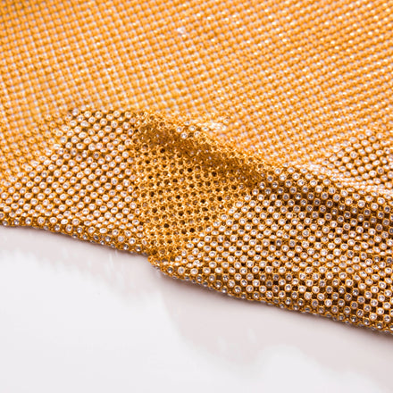 Hot Sale Plastic Rhinestone Gold Bottom Aluminum Mesh Drill Row Back Rubber Drill for Jewelry Shoe Bag Accessories
