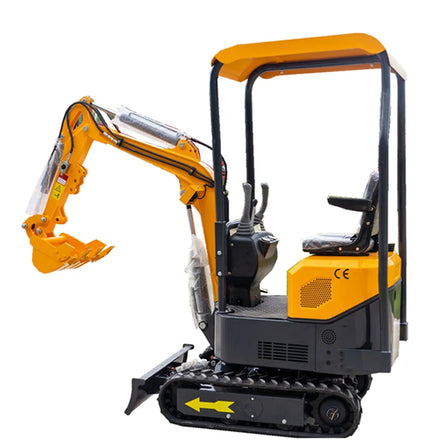 Construction Machinery 1ton Mini Excavator Mini Digger with Full Closed Cabin