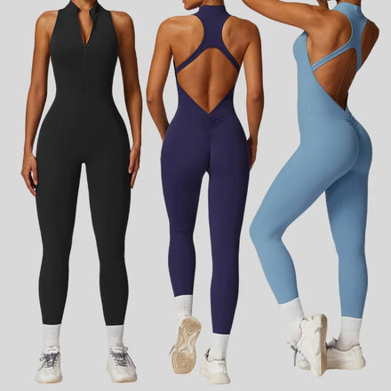 High Strength Soft Lightweight Yoga Jumpsuit Reversible Eco-Friendly Moisture-Wicking Breathable Quick-Drying All Season Sports