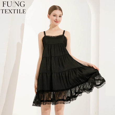 FUNG Clothing Manufacturers Custom Women White Dress Sleeveless Elegant Girls Causal Dresses