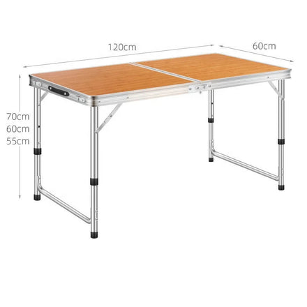YILU Outdoor Aluminum Garden Table Camping Cheap Portable Table Garden Furniture Dining Table Chair Sets Foldable