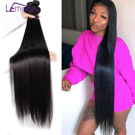 Lemoda 100% Raw Indian Virgin Hair VendorsCheap 10A Brazilian Cuticle Aligned Virgin Hair Bundles12A Human Hair Extension