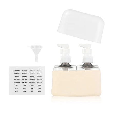 Reusable Airplane Portable Dispense Toiletry Squeeze Luxury Shampoo Packaging Tube Travel Kit Set Bottles Capsule for Cosmetics