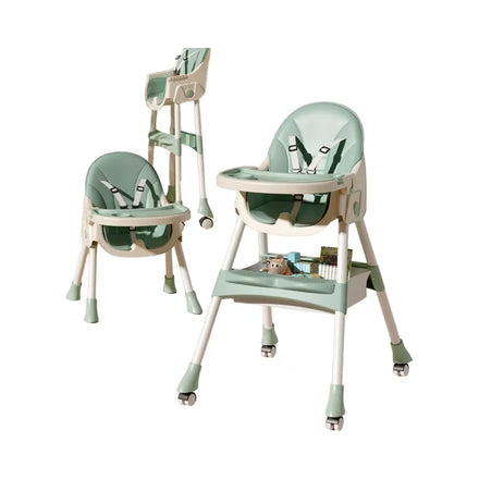 2024 High Chair Children Safety Baby Dining Chair 3 in 1 Babies High Chairs Safety Baby Eating Dinner Seat
