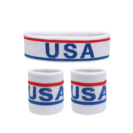 Sport Comfortable Polyester Sweat Wicking Wristbands for Tennis