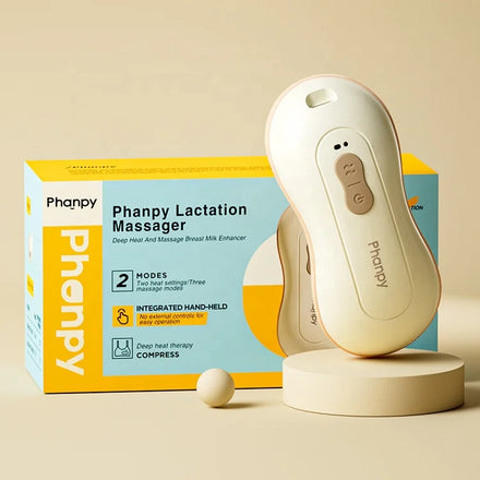Pink Warming Breast Massager Usb Charging Vibration Breast Massager Breast Massaging Device Oem or Customize