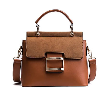 Women Fashion Tote Bag Ladies PU Leather Crossbody Bag Large Capacity Shoulder Handle Handbag for School Travel Work Bag