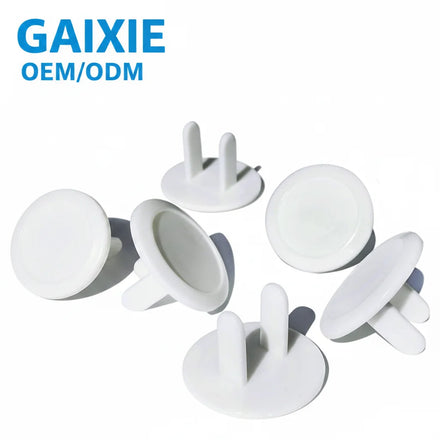 Gaixie Factory ABS Child Safety France Electrical Outlet Round Type a 2 Pin Plug Charger Protector Guangxi Baby Socket Cover