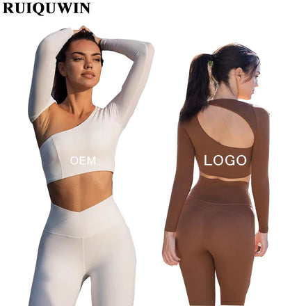 RUIQUWIN Custom Woman Fabric Girls Athletic Fitness Sports Workout Active Wear Bra Top for Women Sport Bra Top Fitness