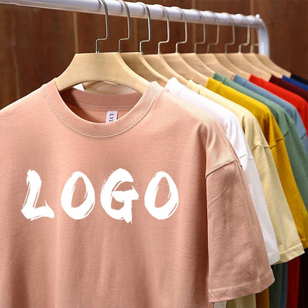 280 Gsm 100% Cotton Heavyweight Blank Boxy T-Shirt Streetwear Oversized T Shirt for Men