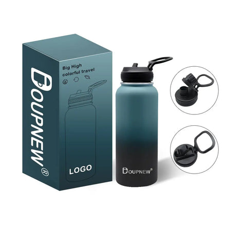 Wholesale 32oz Stylish Travel Bottles Stainless Steel Insulated Water Bottle Thermos Water Bottle Water Drink
