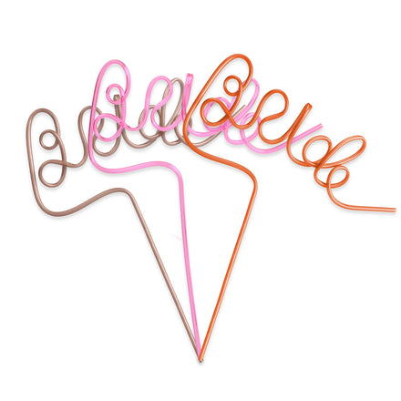 Bachelorette Party Bridal Shower Bride Drinking Straw