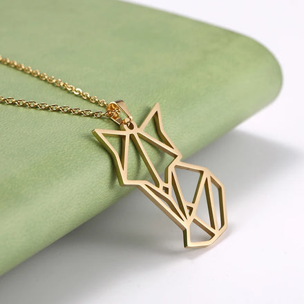 The FOX Pendant Necklaces Fashion Jewelry Necklaces Stainless Steel Necklace for Women and Man