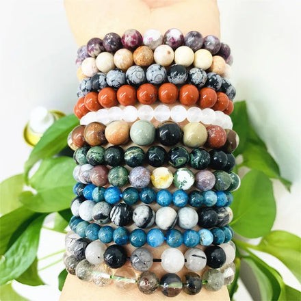 Wholesale Natural Crystal Healing Stones Bracelet for Gift