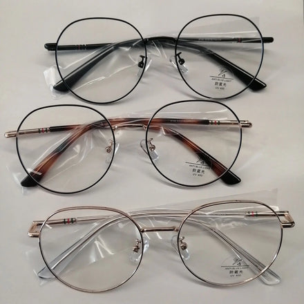 Best Hot Sale Glasses Vintage Round Frame Blue Light Blocking Lenses with UV400 Optical Computer Glasses Eyewear