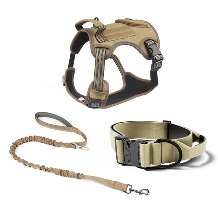 Adjustable Reflective Tactical Pet Dog Harness Vest Dog Service Dog Harness