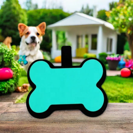Oksilicone Custom Silicone ID Name Dog Tag Identification Hot Sales Bone Shape Outdoor Accessory Pets Personalized Animal Tag