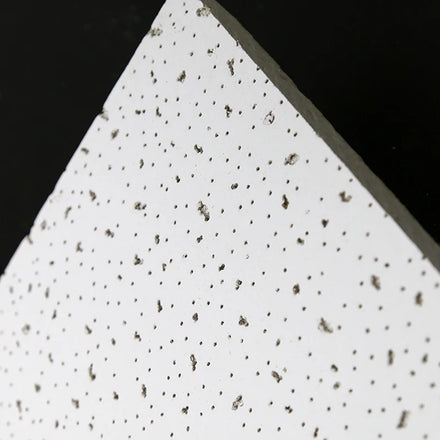Modern 595x595x12mm Mineral Wool Ceiling Board Moisture-Proof and Fireproof Perforated Square Tiles for Hotels