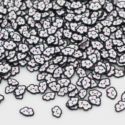 Slime Topping Filling Polymer Clay Sprinkles Lovely Cloud Shape Confetti for Crafts Making DIY Confetti Cloud